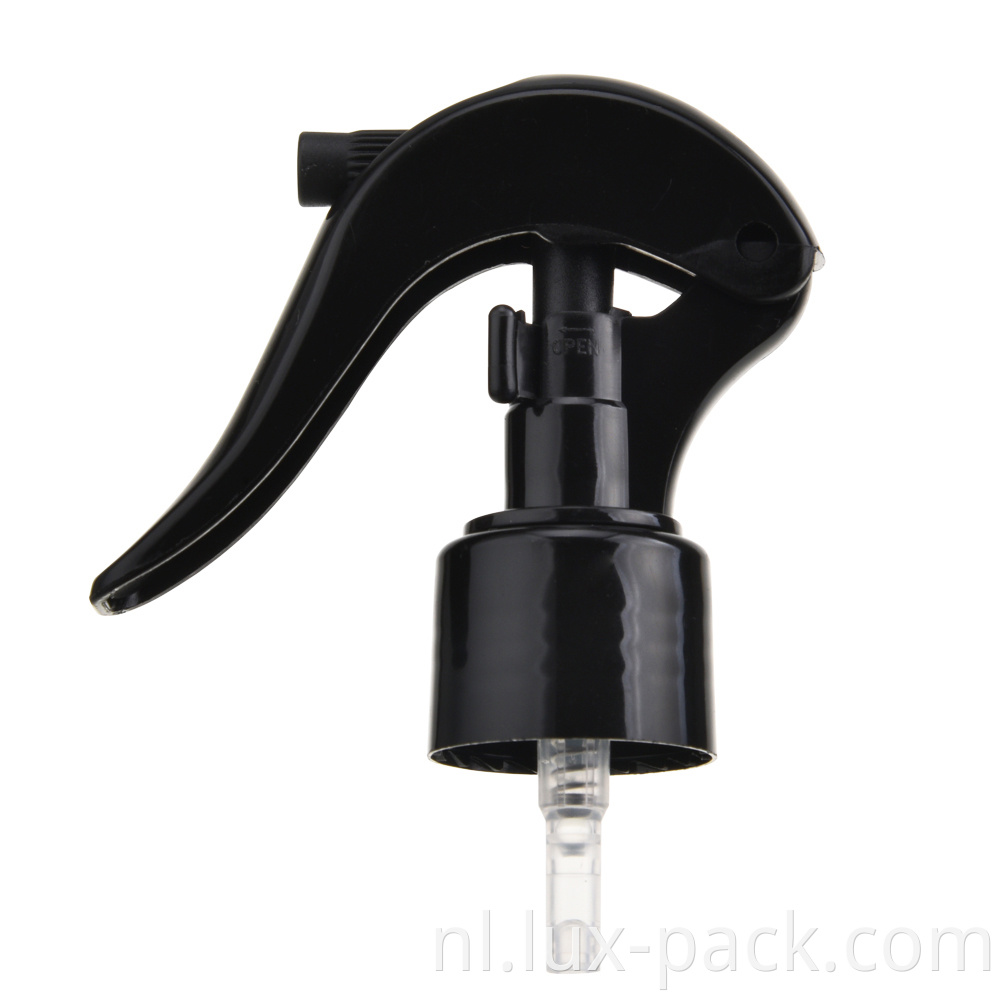 Bill 20/24/28/410 100 ml Huishoudelijke plastic pompkop Mini Trigger Spray Black voor fles